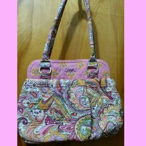 LONGABERGER SISTERS PAISLEY SHOULDER BAG